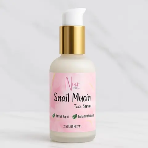 Snail Mucin Face Serum for Glowing Skin | Rice Extract & Beetroot | Moisturizer Dry, Oily, Sensitive Skin