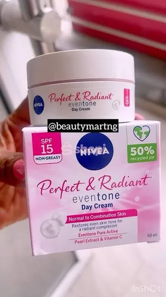 Nivea Perfect & Radiant Even Tone Day Cream SPF15 50ml