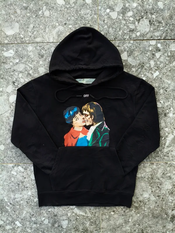 Off-White Kiss Over Printed Hoodie
