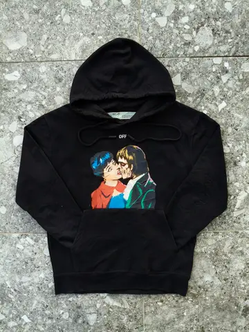 Off-White Kiss Over Printed Hoodie
