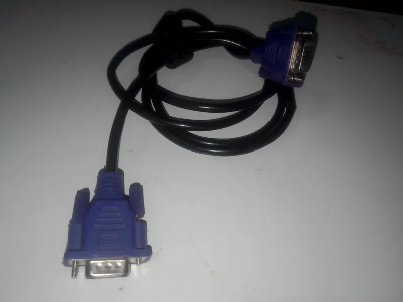 Blue VGA Monitor Cable