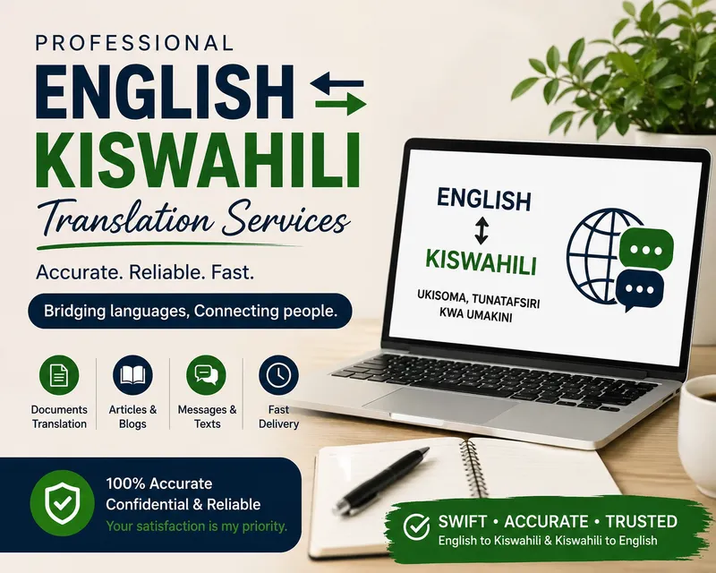 Professional English to Kiswahili Translation Services
