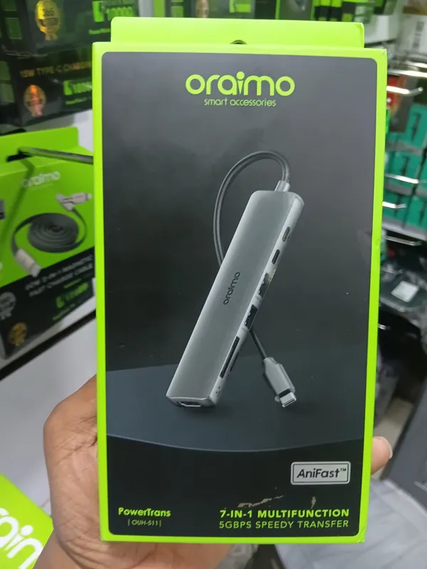 The Oraimo PowerTrans 7-in-1 USB-C Hub (Model OUH-511)