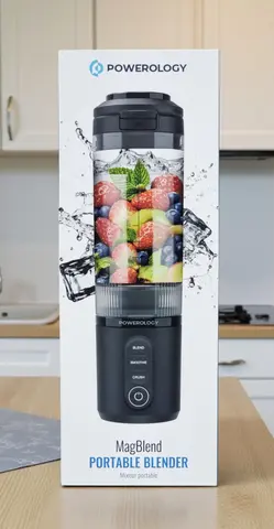 The Powerology MagBlend Portable Blender in black (Model PRPBB8301BK)