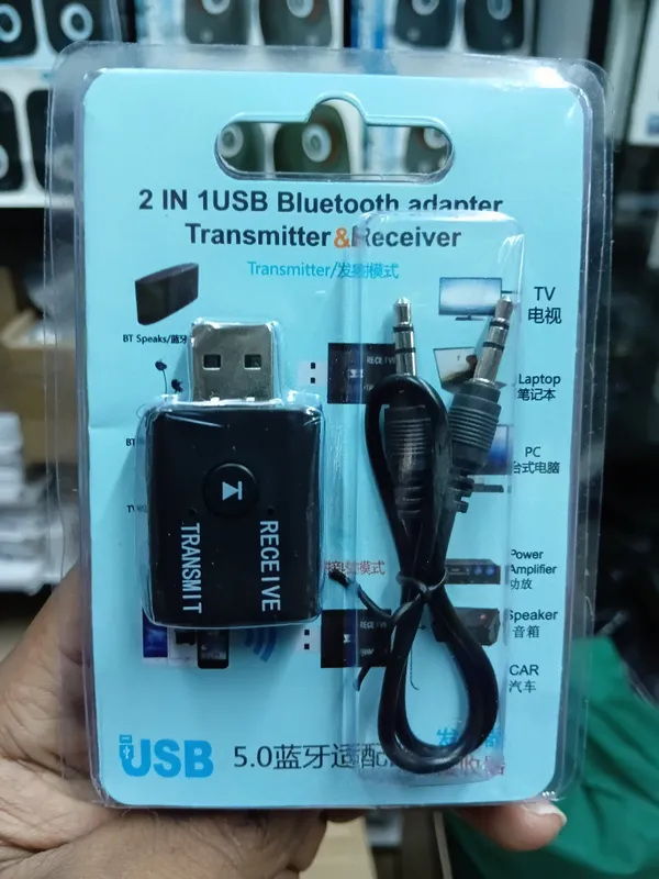 2-in-1 USB Bluetooth 5.0 audio transmitter and receiver