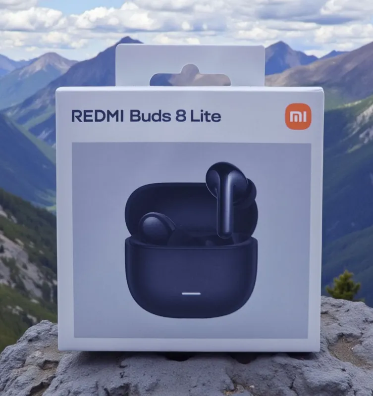 The Xiaomi Redmi Buds 8 Lite wireless earbuds in black