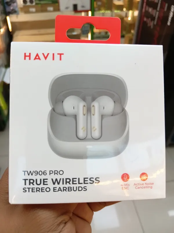 Havit TW906 Pro True Wireless Stereo Earbuds (ANC) and 4-mic ENC