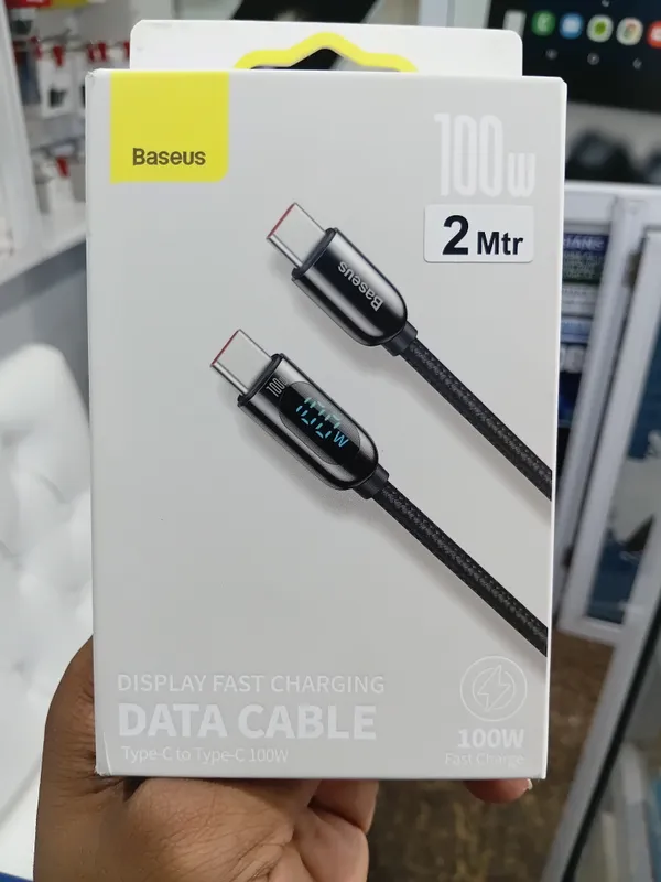 Baseus Display Fast Charging Data Cable Type-C to Type-C 100W 2 meters