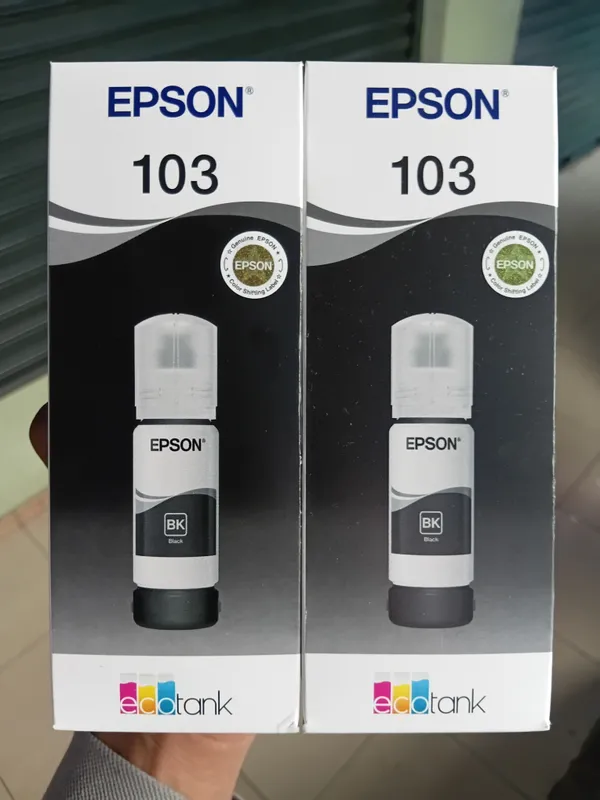 Epson 103 EcoTank Black Ink Bottles (65 ml)