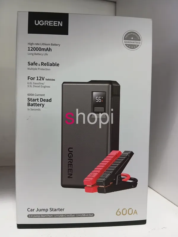 The UGREEN ES702 12000mAh Car Jump Starter (Model 35977)