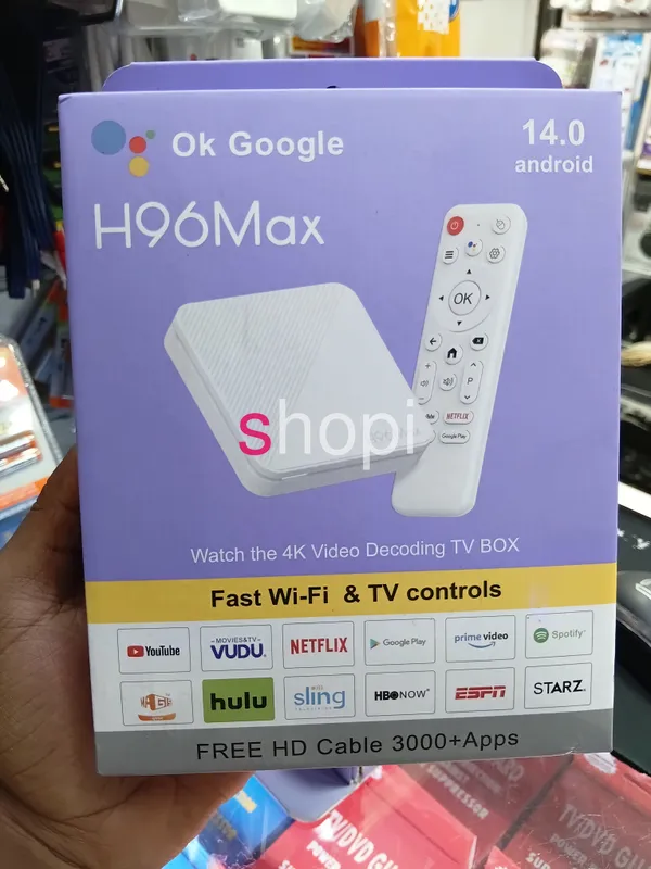 H96 Max Android 14.0 Smart TV Box