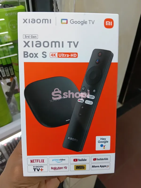Xiaomi TV Box S (3rd Gen) 4K Ultra-HD Media Player running Google TV