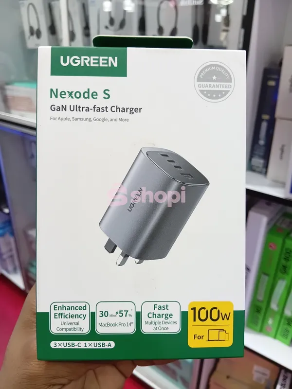 The UGREEN Nexode S 100W 4-Port GaN Fast Charger (Model X565)