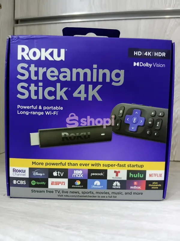 Roku Streaming Stick 4K - HDR & Dolby Vision Streaming Device.