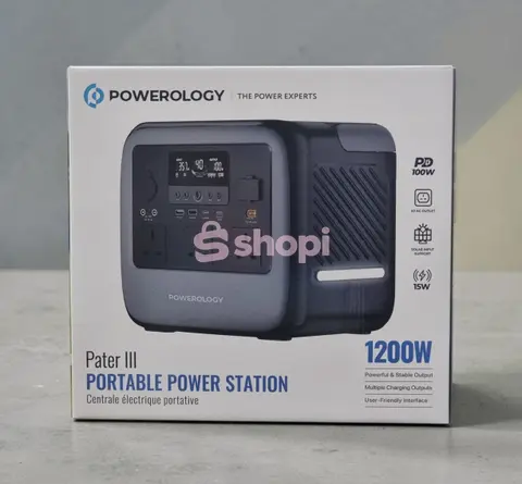 The Powerology Pater III 1200W Portable Power Station