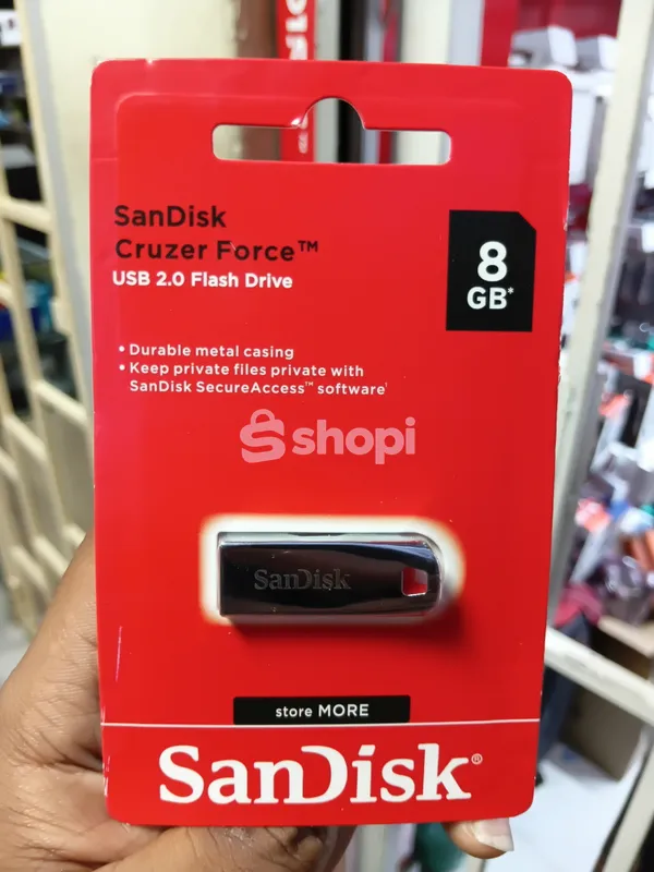 8GB SanDisk Cruzer Force USB 2.0 Flash Drive