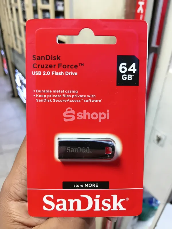 64GB SanDisk Cruzer Force USB 2.0 Flash Drive