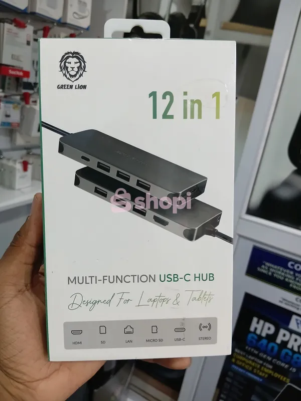 Green Lion 12-in-1 Multi-Function USB-C Hub