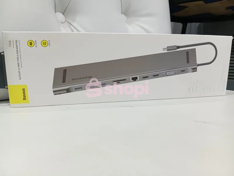 Baseus Elitejoy 11-Port Type-C Hub Adapter Enjoyment/Metal Gleam series