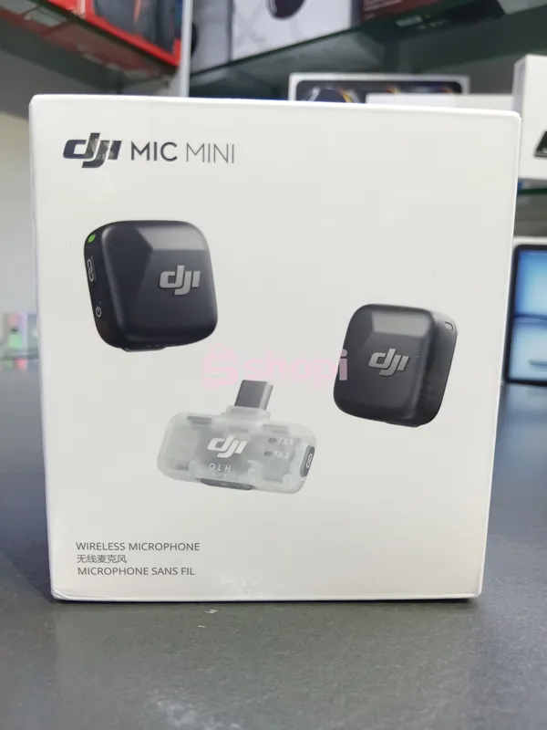 The DJI Mic Mini Wireless Microphone (2 TX + 1 Mobile RX) system