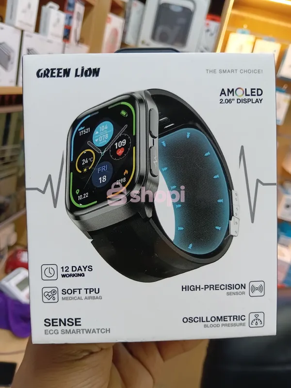The Green Lion Sense ECG Smart Watch.