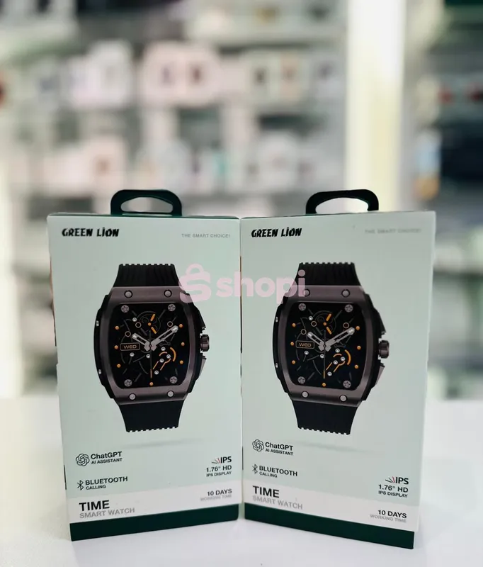 Green Lion Time Smart Watch 1.76'' HD IPS Display