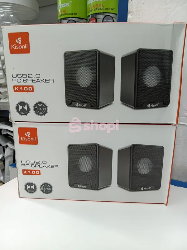 Kisonli K100 USB 2.0 Multimedia Speakers (desktop/laptop speaker set)