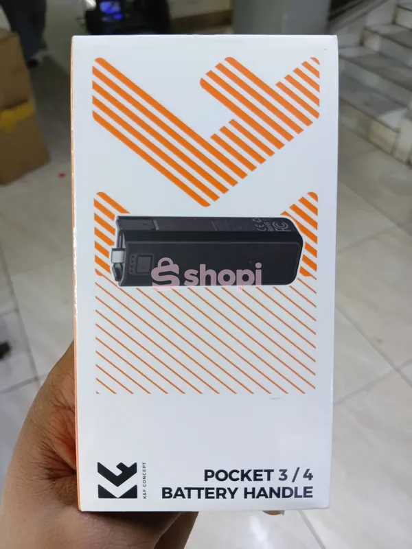 K&F 5000mAh Battery Handle for DJI Osmo Pocket 3 and Pocket 4 cameras