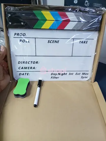 Director's Acrylic Production Slate Clapperboard