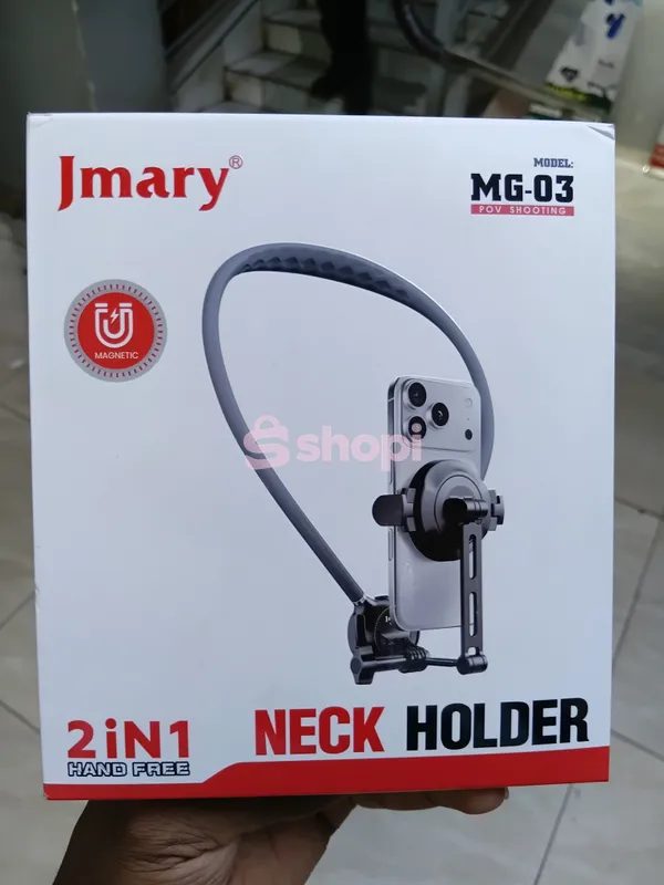 Jmary MG-03 Magnetic Neck Holder hands-free mount for (POV) recording