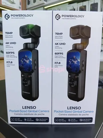 The Powerology Lenso Pocket-Sized Gimbal Camera.