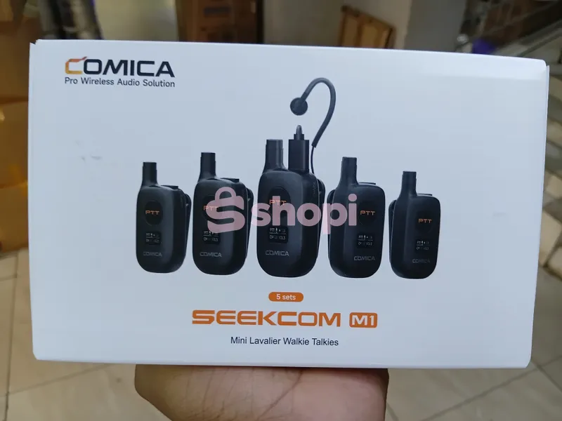 Comica Seekcom M1 Mini Lavalier Walkie Talkies (5-sets package)