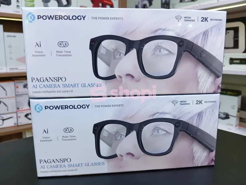 Powerology Paganspo AI Camera Smart Glasses