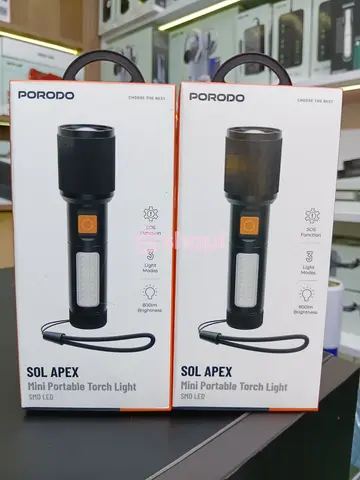 Porodo Sol ApexSol Apex II Mini Portable Torch Light boxes 10W SMD LED