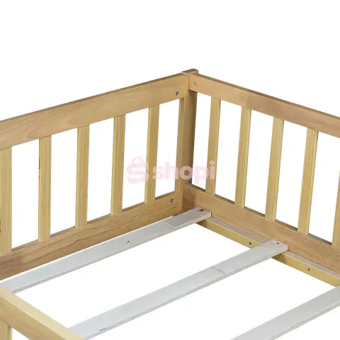 Wooden baby bed