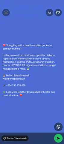 Hellen wellness clinic 
Nutritionist/dietitian