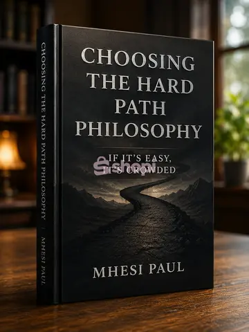 Choosing The Hard Path Philosophy: If it's easy then it's crowded