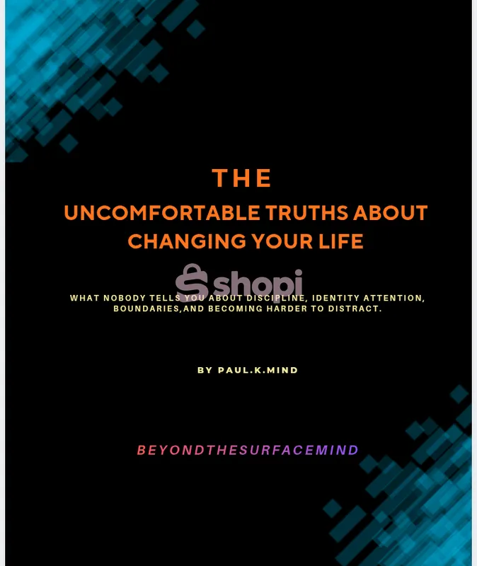 The Uncomfortable Truths About Changing Your Life: Things that nobody tells you about discipline, identity, attention
