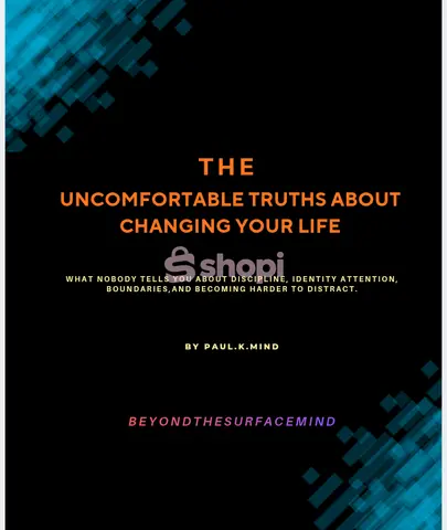 The Uncomfortable Truths About Changing Your Life: Things that nobody tells you about discipline, identity, attention