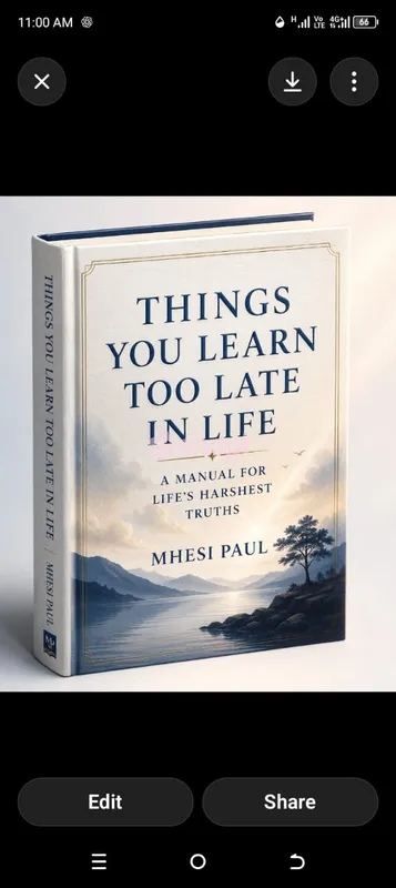 Things You Learn Too Late In Life: A Manual For Life Harshest Reality