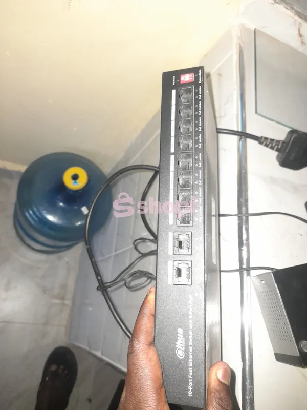Dahua 10port poe switch & 16port cisco switch