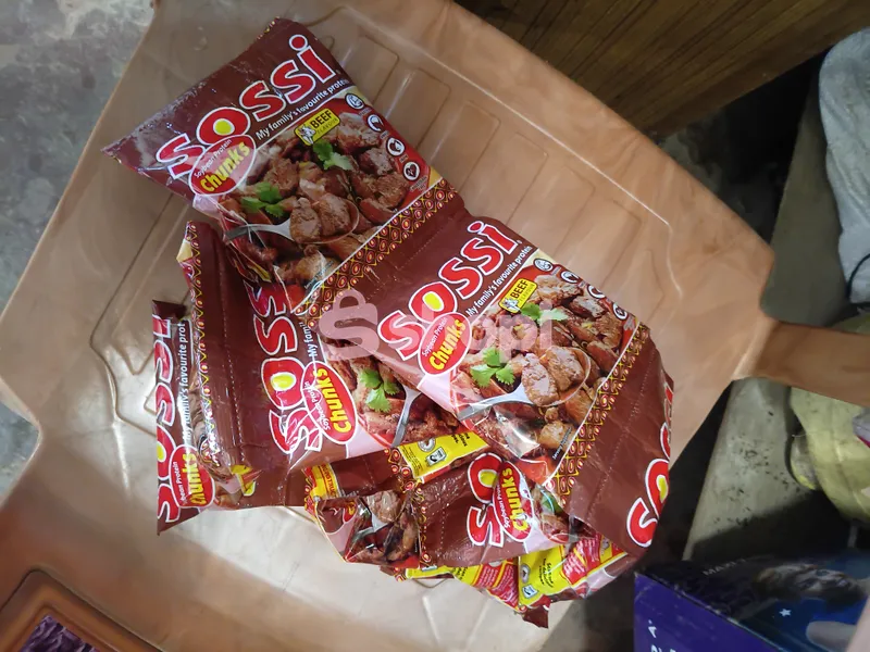 Sossi Soy Protein Chunks Beef Flavour Pack of 5
