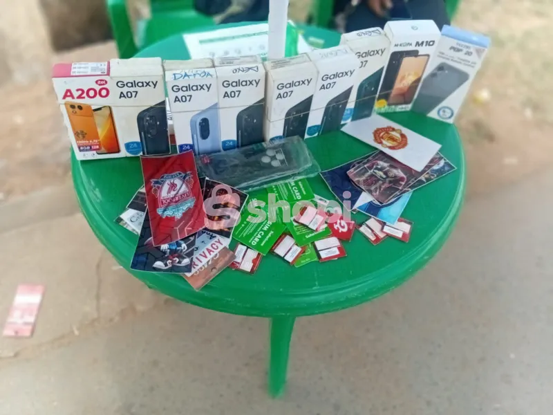 Samsung Galaxy A07, Galaxy A200, and Itel M10 Phones