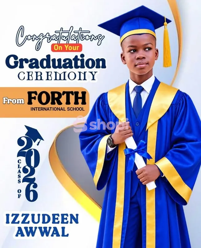 Custom Graduation Poster and Banner Design Services