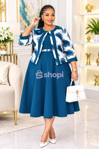 Tailored skater dresses with coat