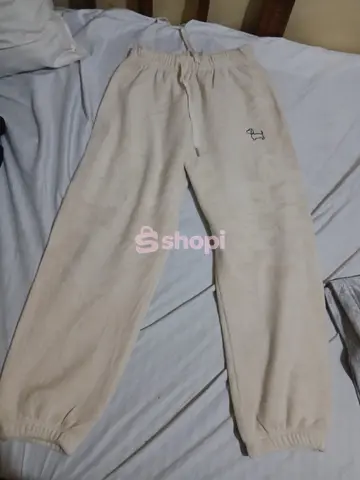 Brown Wide-Leg Drawstring Corduroy Trousers