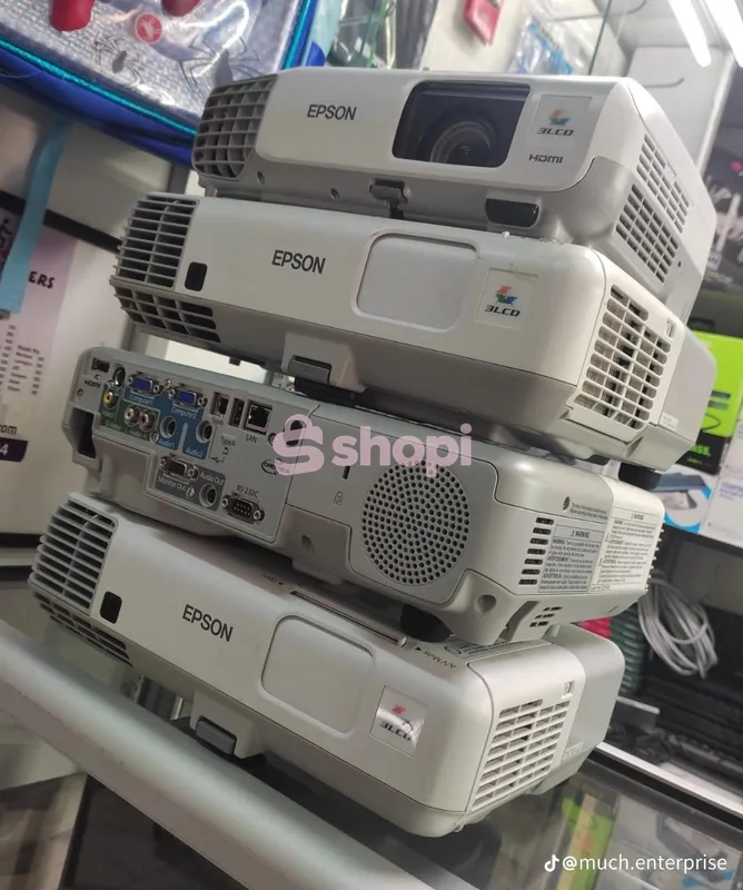 Epson 3LCD Projectors Stacked White