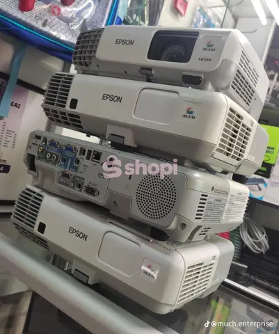 Epson 3LCD Projectors Stacked White