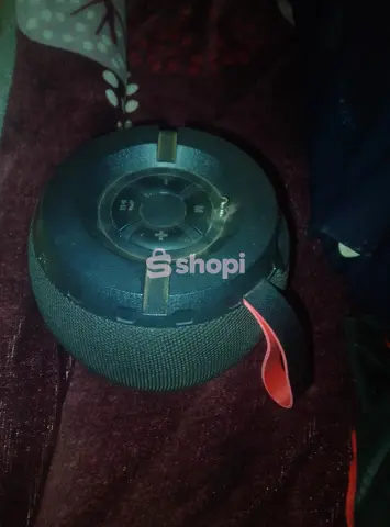 Portable Bluetooth Speaker with Red Strap