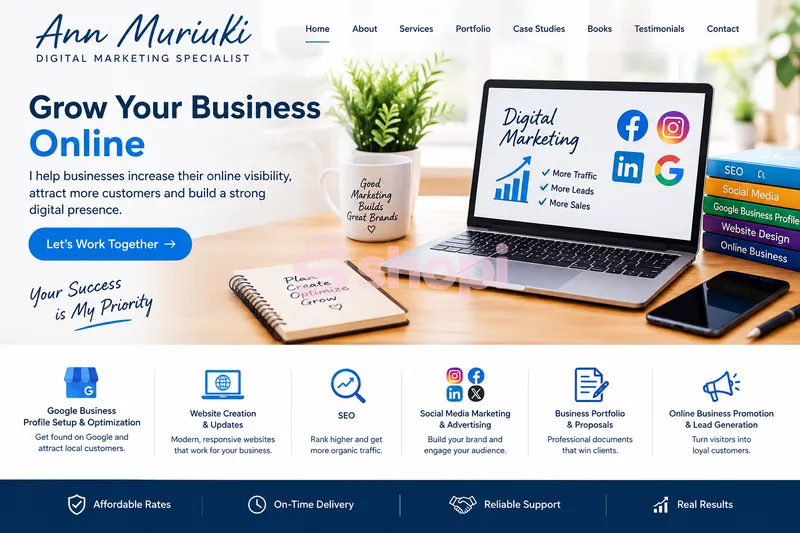 Expert Title: Digital Marketing Specialist | Website Creator | Google Business Profile Expert
